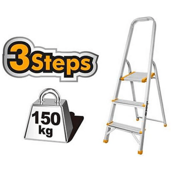 Ingco Household Aluminum A-Type Ladder - KHM Megatools Corp. Ingco Household Aluminum A-Type Ladder - KHM Megatools Corp.